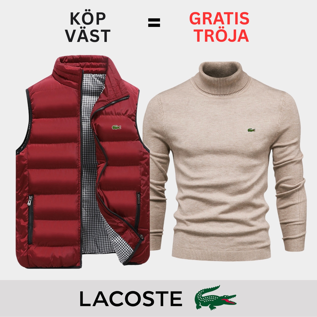 PREMIUM CASUAL VÄST + TRÖJA ERBJUDANDE || BEGRÄNSAT TID ERBJUDANDE