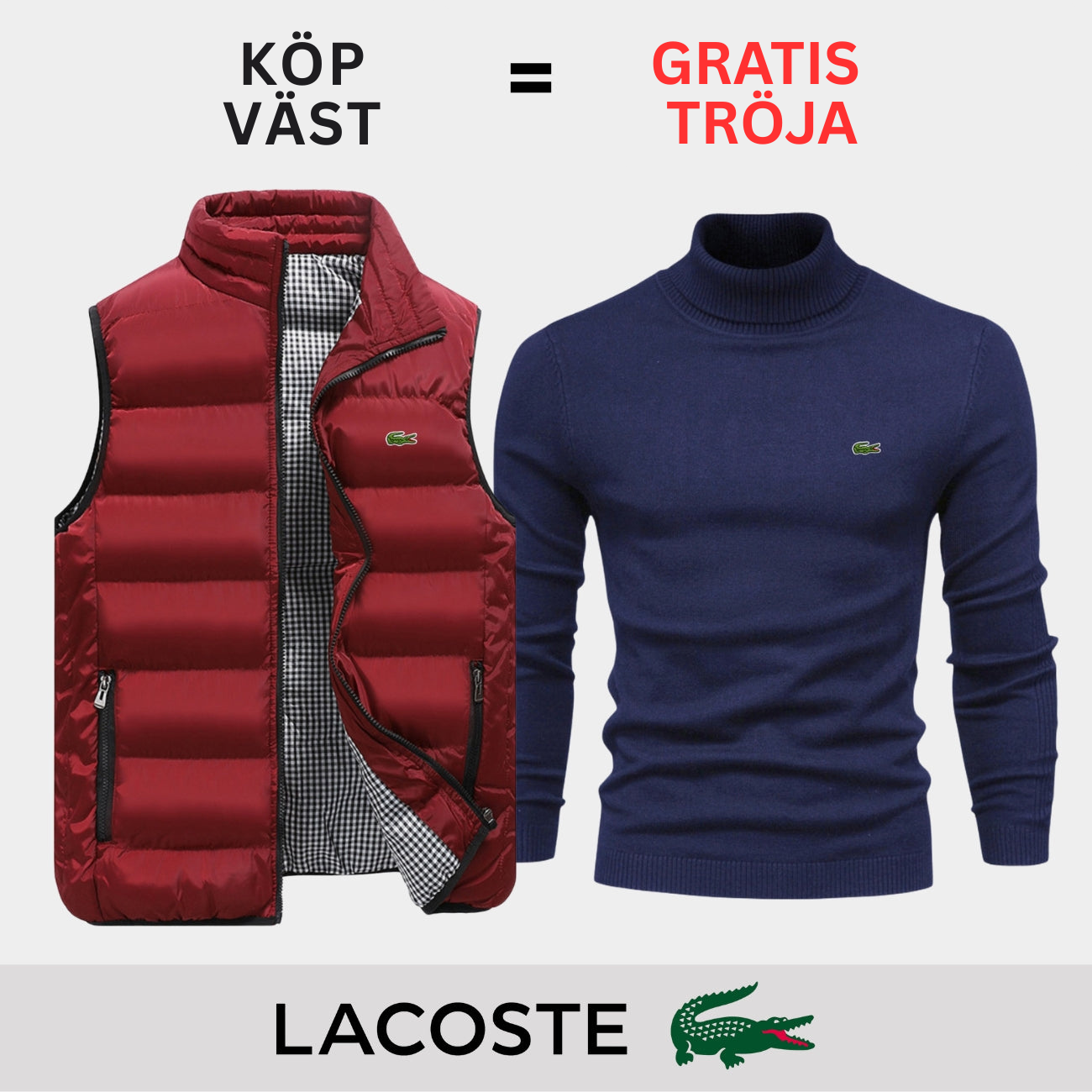 PREMIUM CASUAL VÄST + TRÖJA ERBJUDANDE || BEGRÄNSAT TID ERBJUDANDE