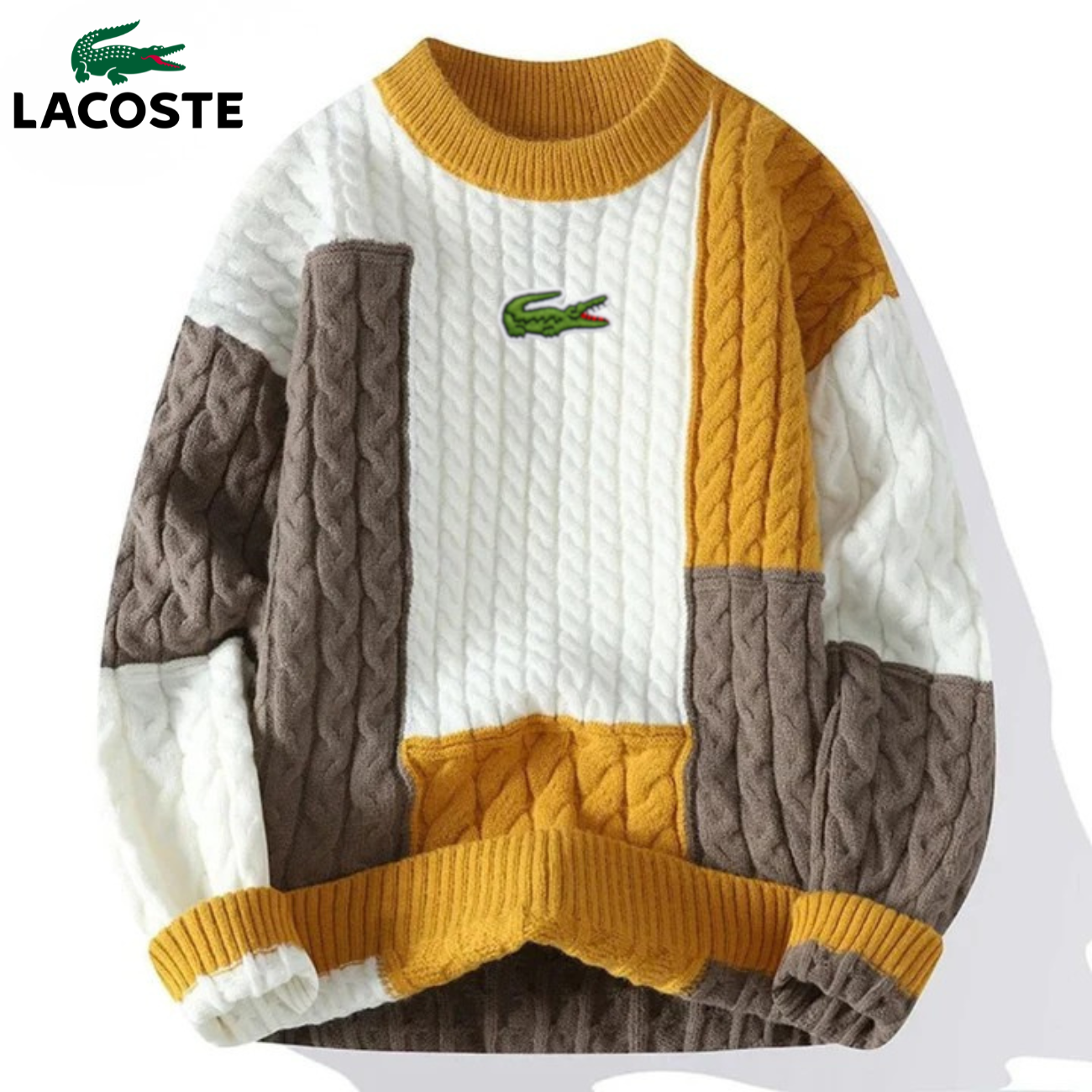 Retro Patchwork Tröja - UTFÖRSÄLJNING AV KOLLEKTION