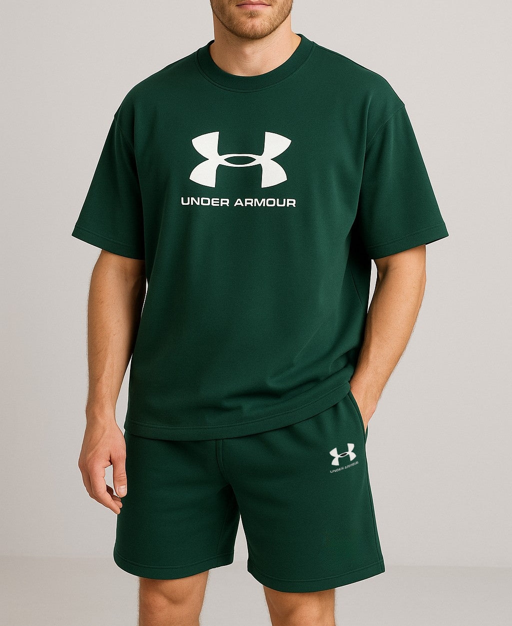 Somrig och Avslappnad Herroutfit || T-shirt och Shorts