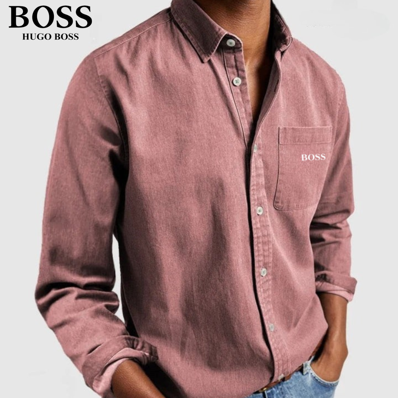 Linneskjorta | i Oxford-stil