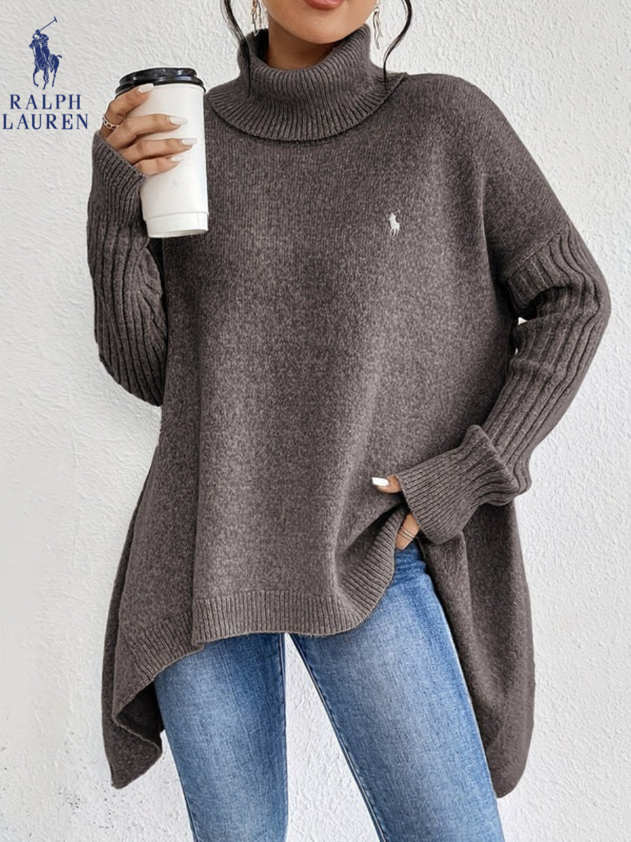 2026 Elegant Oversized Polotröja i Stickat || Utförsäljning