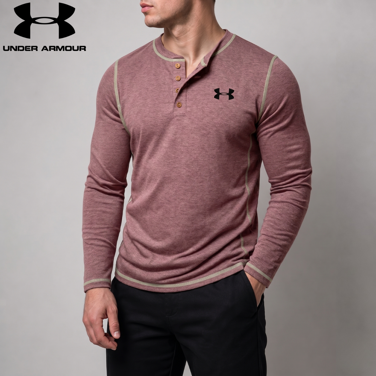 Långärmad Henley || Utförsäljning