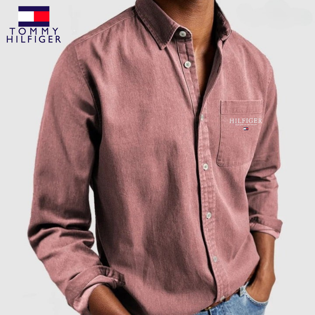 Linneskjorta | i Oxford-stil