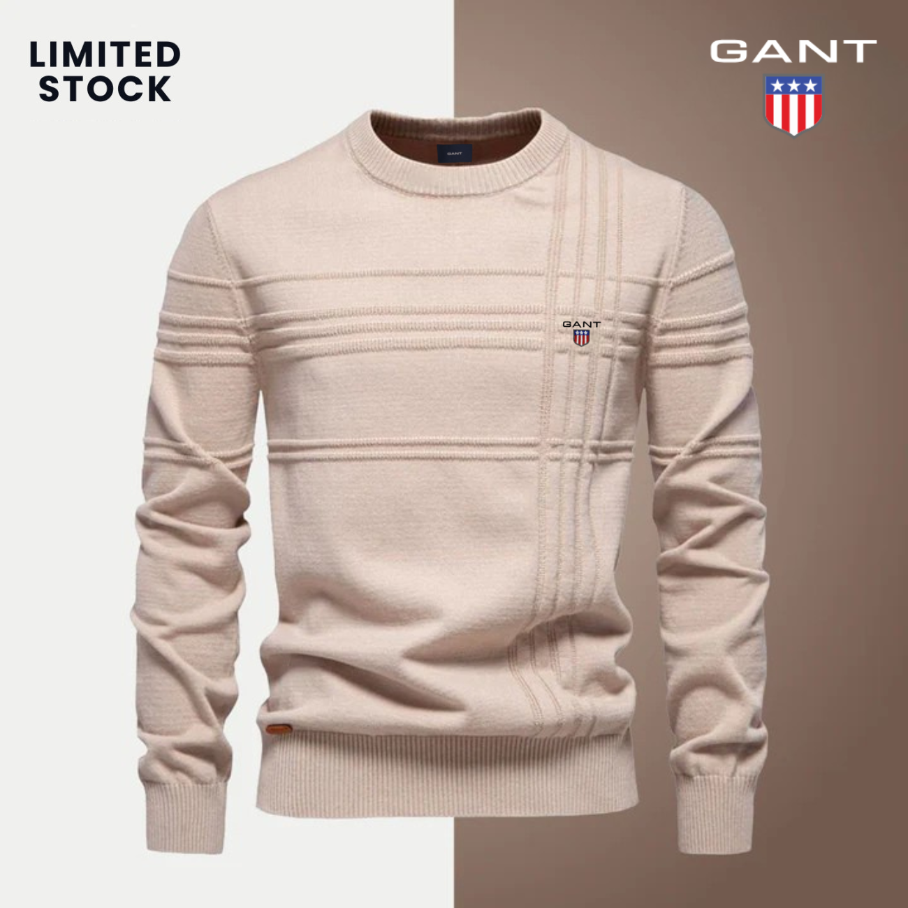 Texturerad Herrtröja | GT™ (TOTAL UTFÖRSÄLJNING)