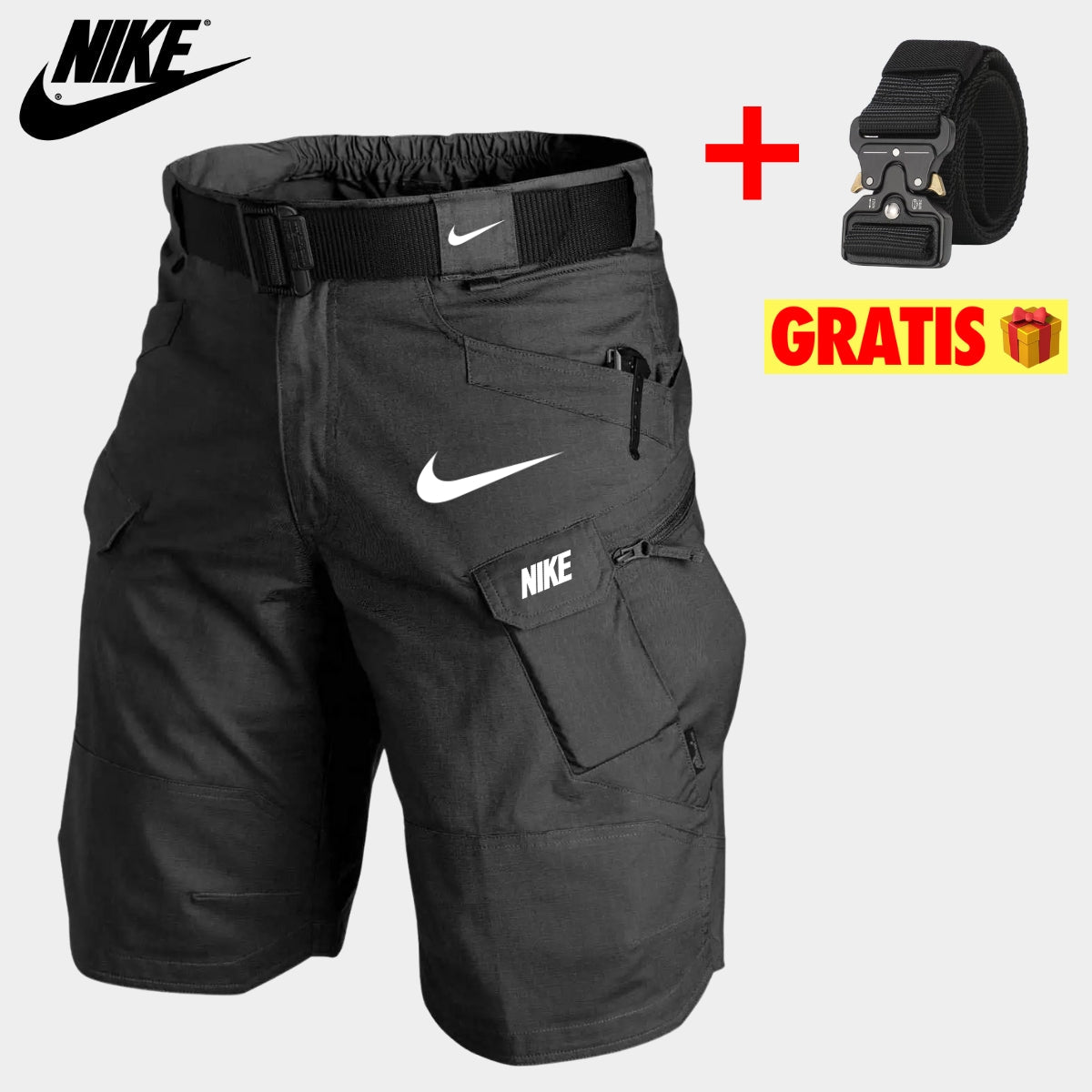 Taktiska Cargo-shorts + Gratis Bälte || UTFÖRSÄLJNING