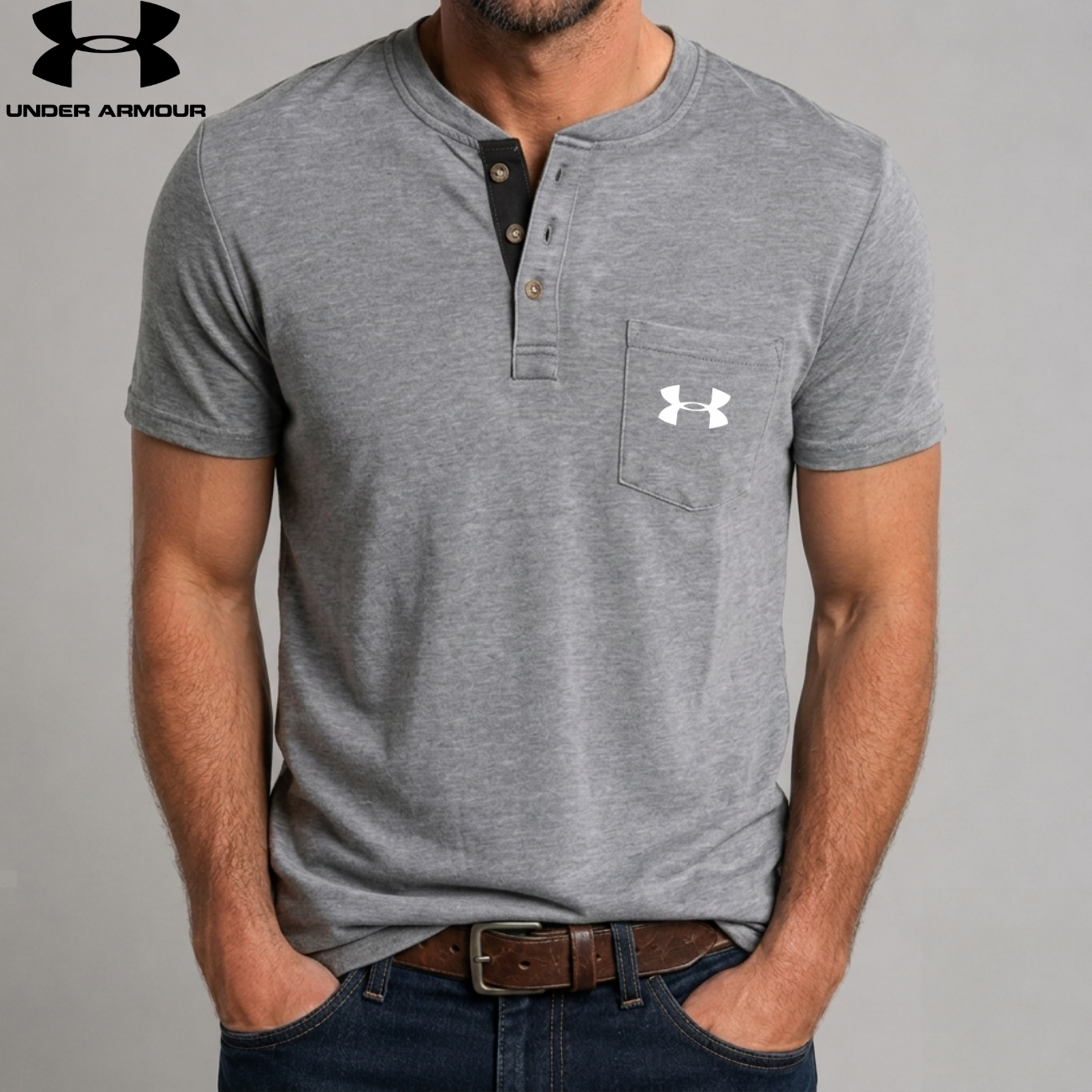 Premium Slub Knit Henley || Utförsäljning