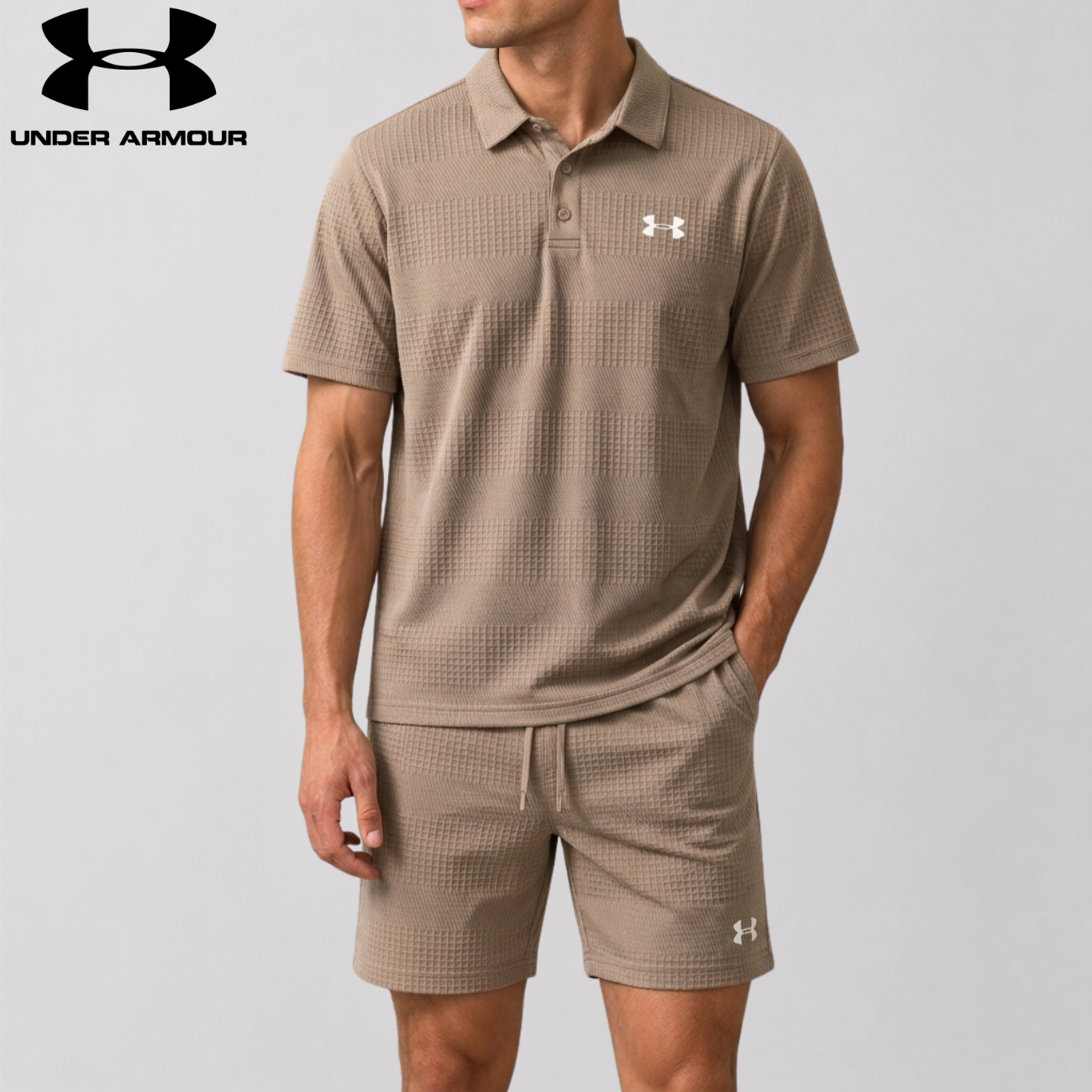 Aero-Weave Polo Shorts Set || Utförsäljning