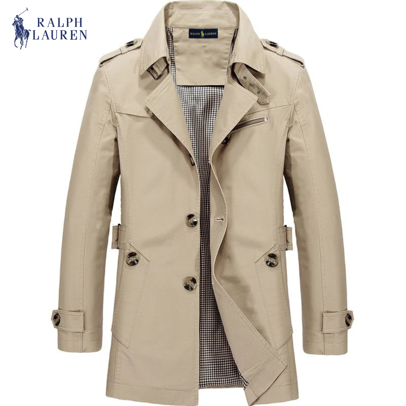 Tidlös Trench Coat || Utförsäljning