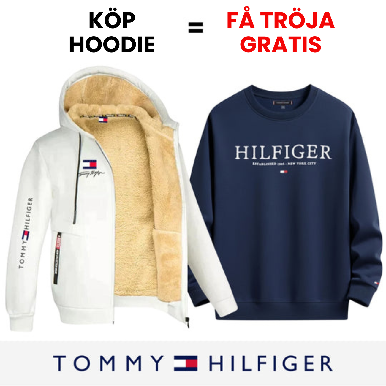 Premium Sherpa Hoodie + Sweat Erbjudande || BEGRĂNSAD ERBJUDANDE