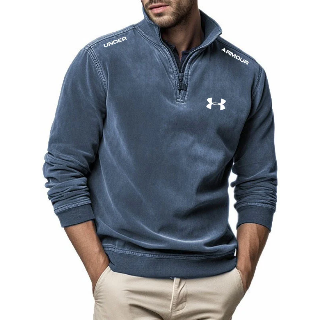 2026 Sweatshirt med Quarter Zip - Utförsäljning