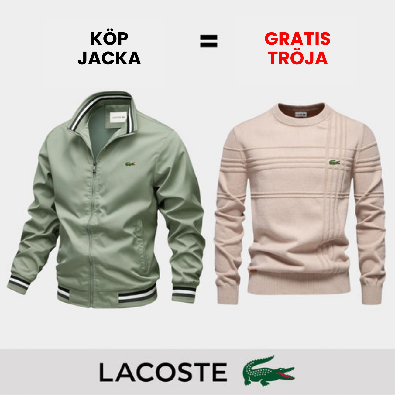 CASUAL JACKA + GRATIS TRÖJA || BEGRÄNSAT ERBJUDANDE
