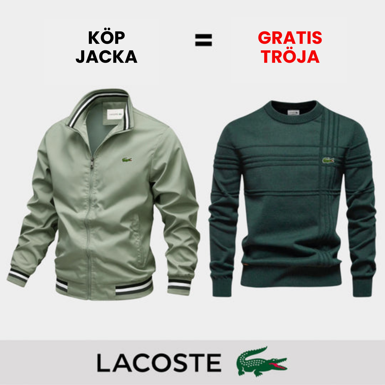 CASUAL JACKA + GRATIS TRÖJA || BEGRÄNSAT ERBJUDANDE