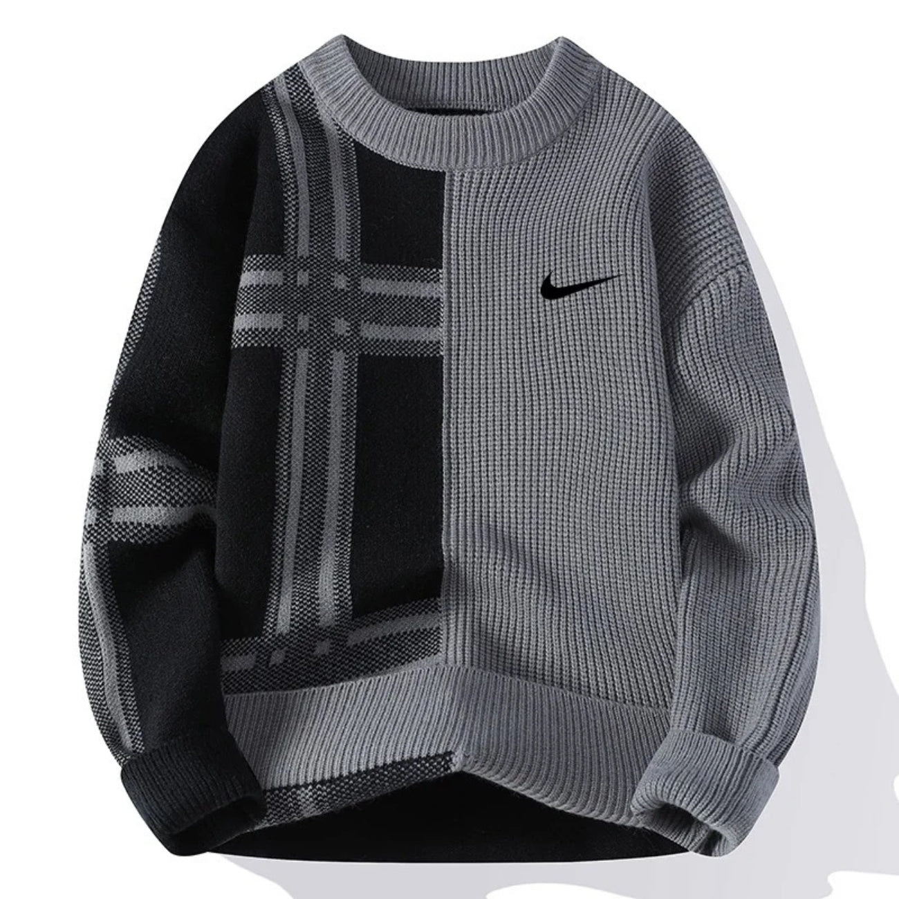Modern Patchwork Tröja - UTFÖRSÄLJNING AV KOLLEKTION