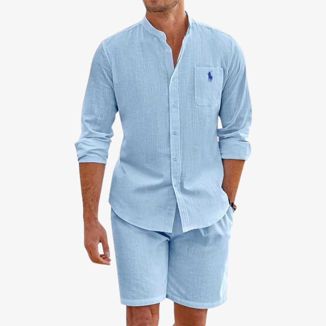 Elegant Set Skjorta & Shorts - UTFÖRSÄLJNING