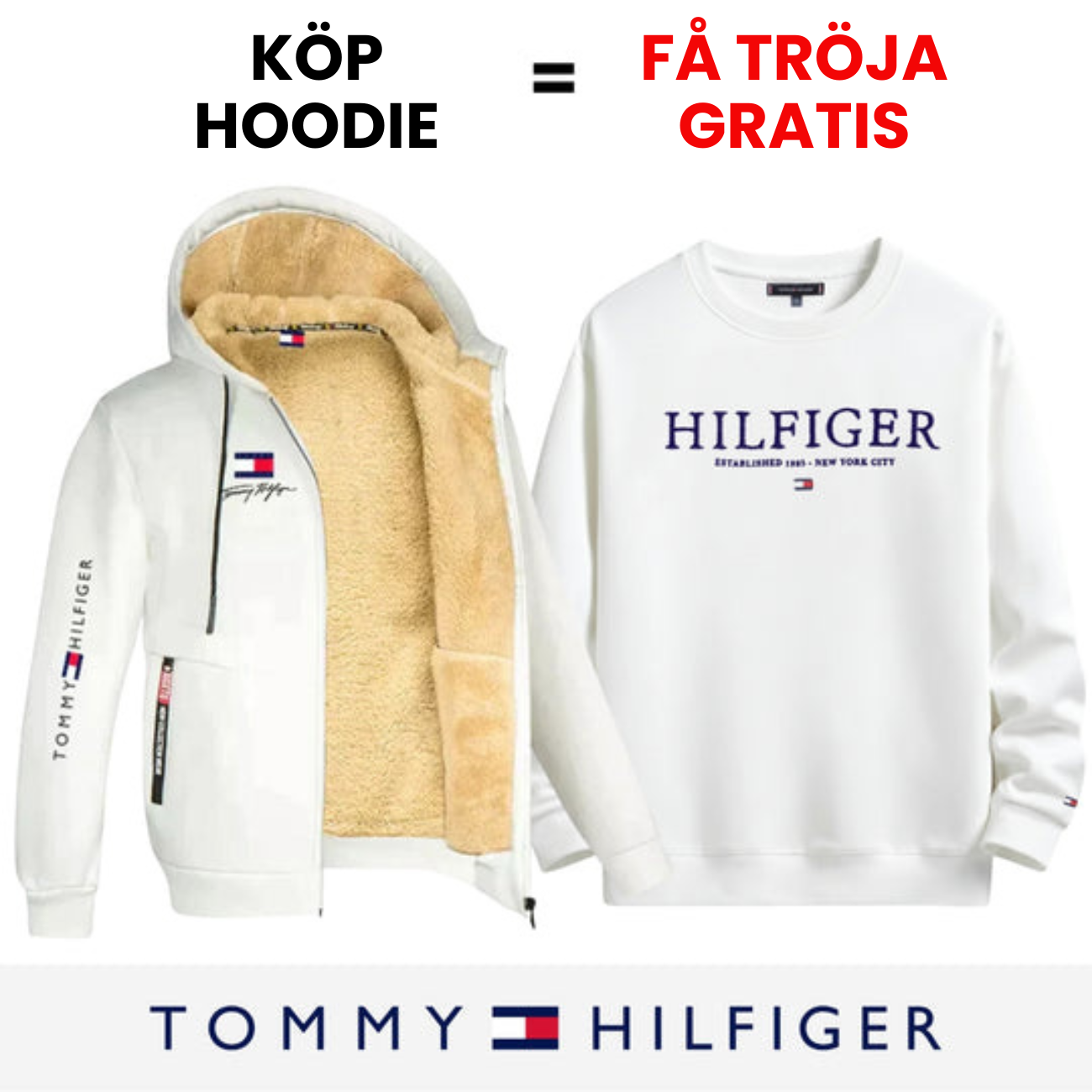 Premium Sherpa Hoodie + Sweat Erbjudande || BEGRĂNSAD ERBJUDANDE