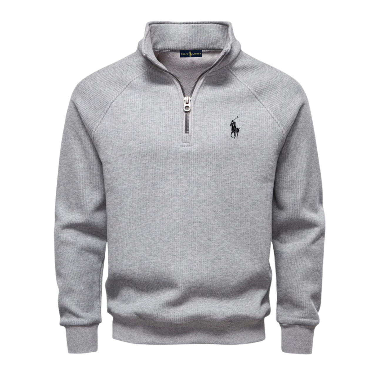 2026 Förfinad Stickad Half-Zip Tröja - Utförsäljning