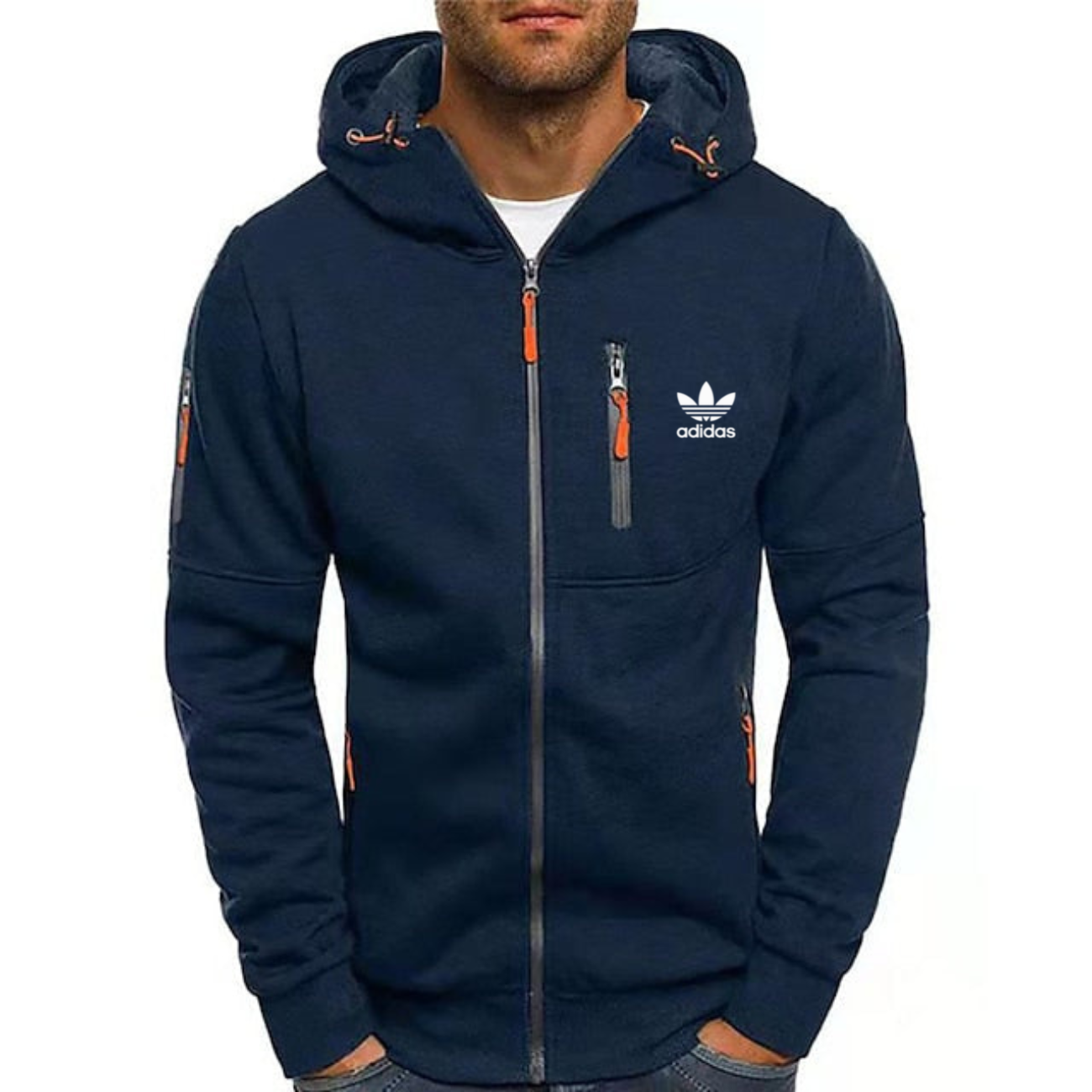 Premium Komfort Zip-Up Hoodie - Utförsäljning
