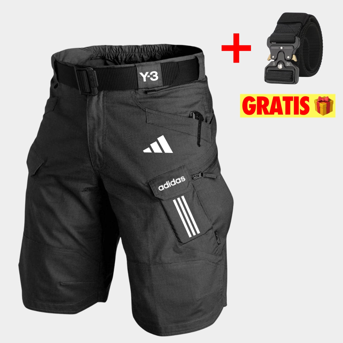 Taktiska Cargo-shorts + Gratis Bälte — UTFÖRSÄLJNING
