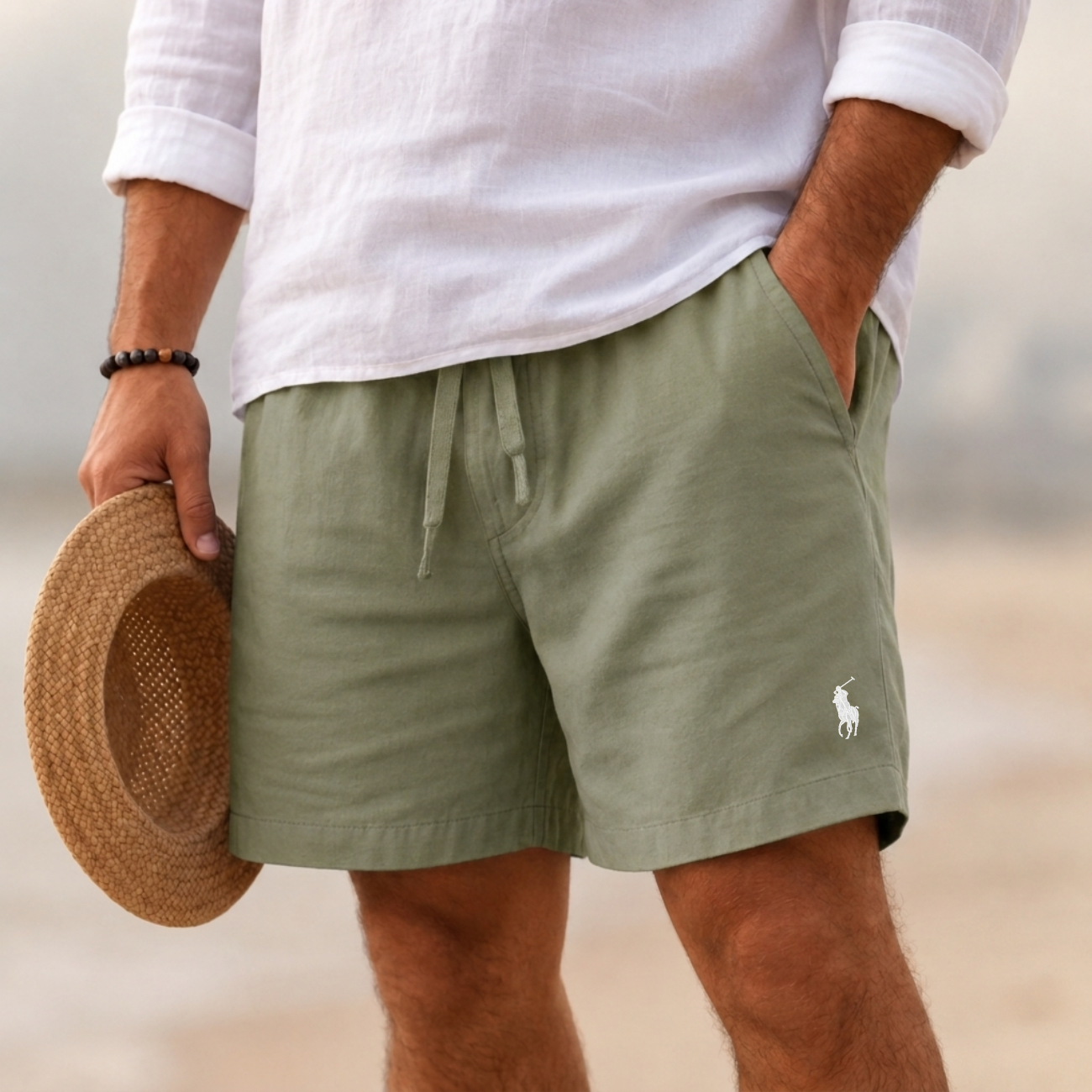 Essentiella Shorts i Linneblandning - Utförsäljning