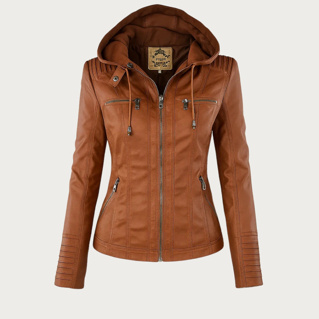 Monica | Elegant jacka med huva
