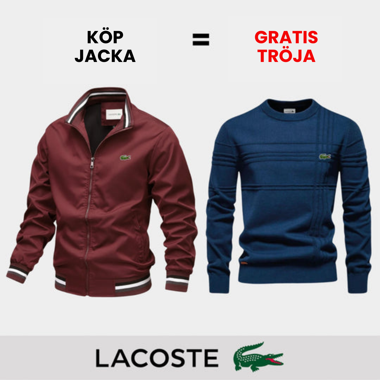 CASUAL JACKA + GRATIS TRÖJA || BEGRÄNSAT ERBJUDANDE