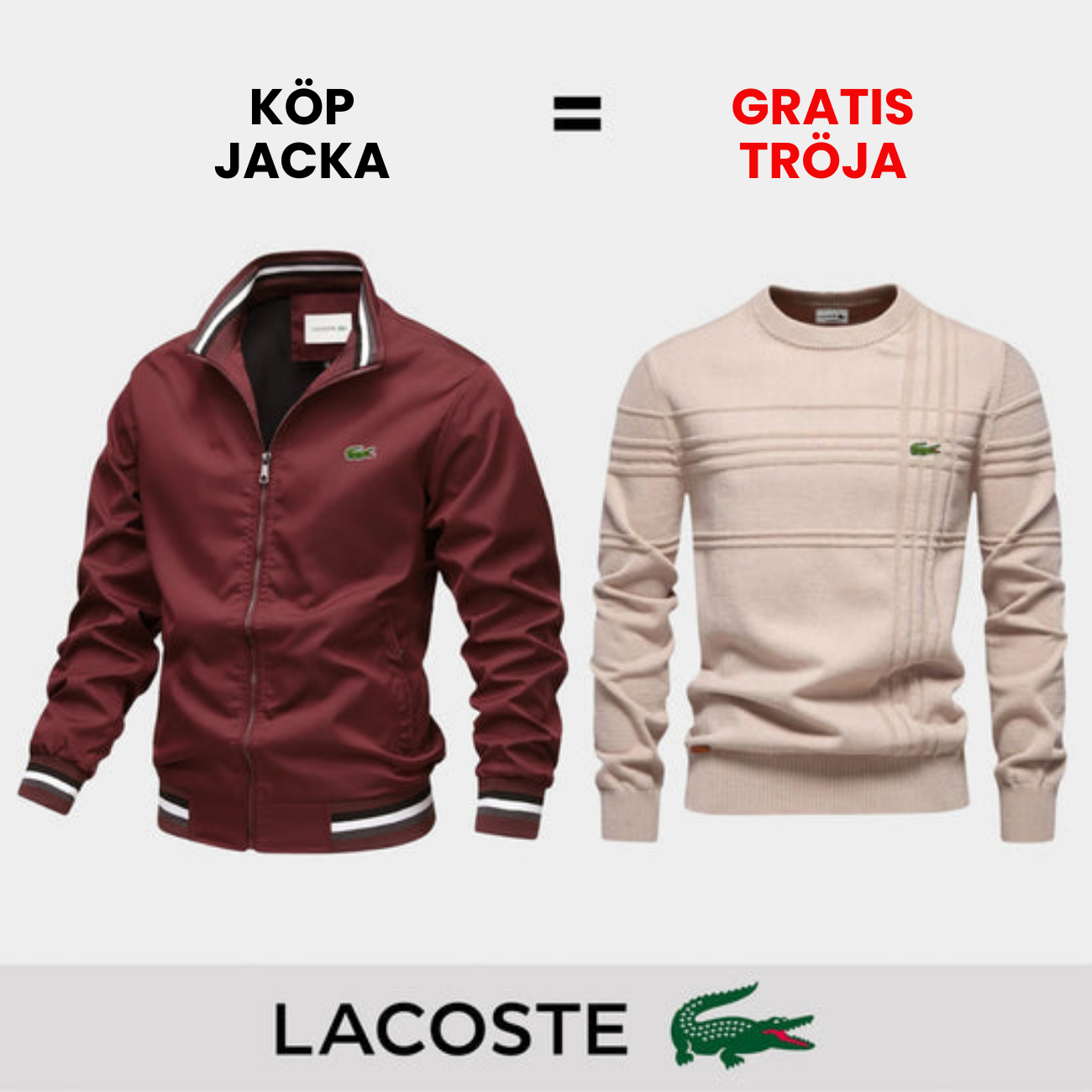 CASUAL JACKA + GRATIS TRÖJA || BEGRÄNSAT ERBJUDANDE