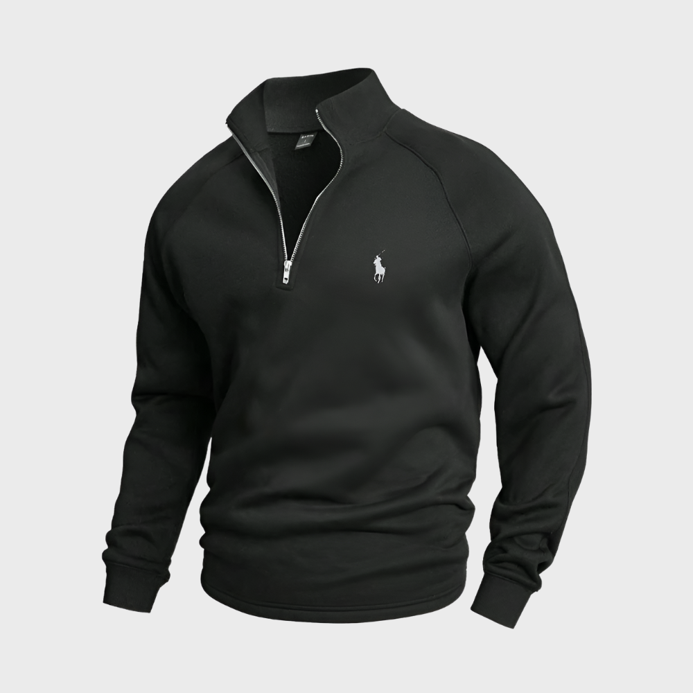 R&L™ | Halvzip sweatshirt i bomull
