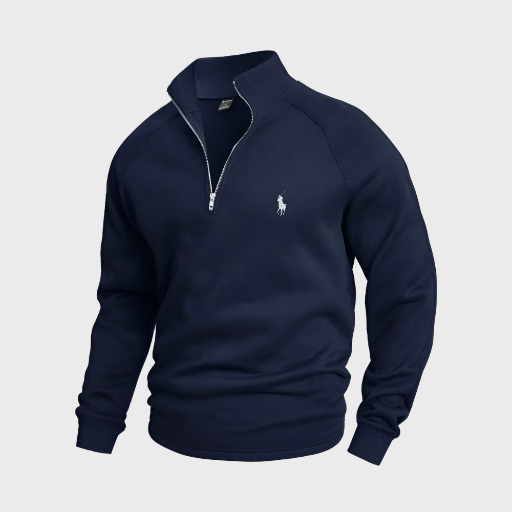 R&L™ | Halvzip sweatshirt i bomull