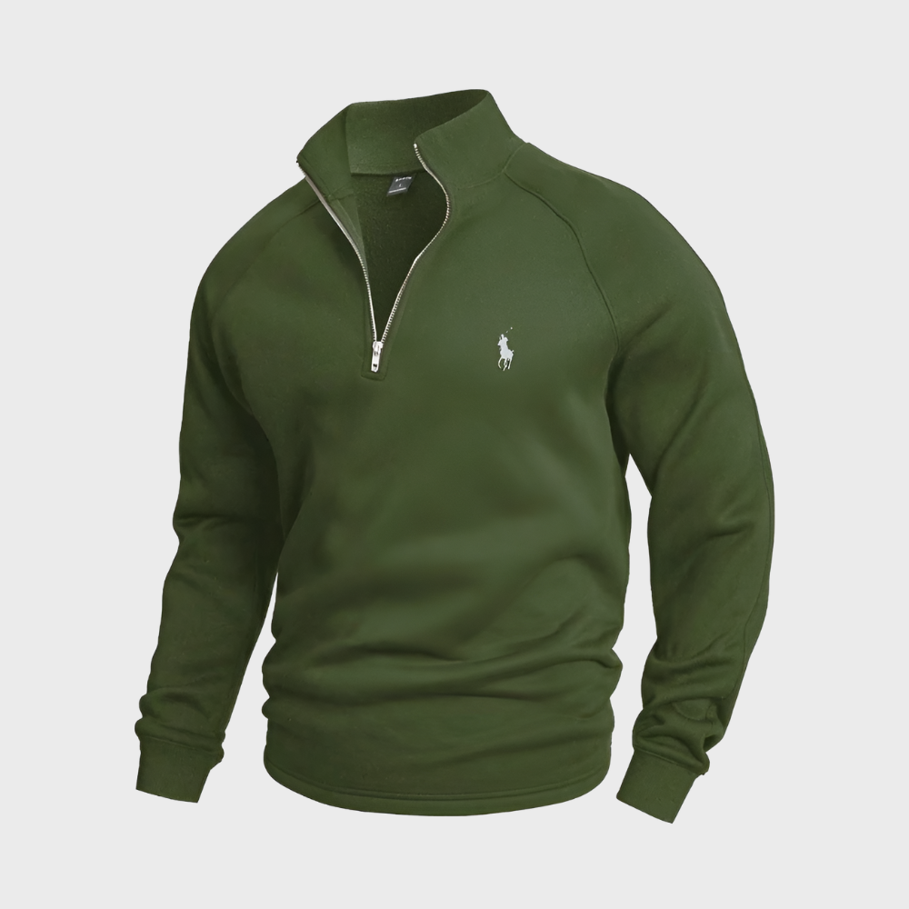 R&L™ | Halvzip sweatshirt i bomull