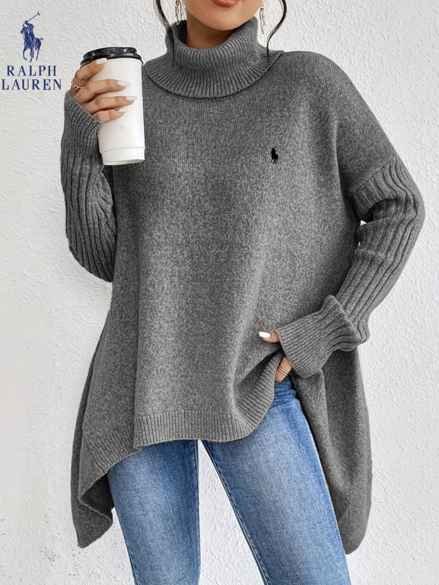 2026 Elegant Oversized Polotröja i Stickat || Utförsäljning