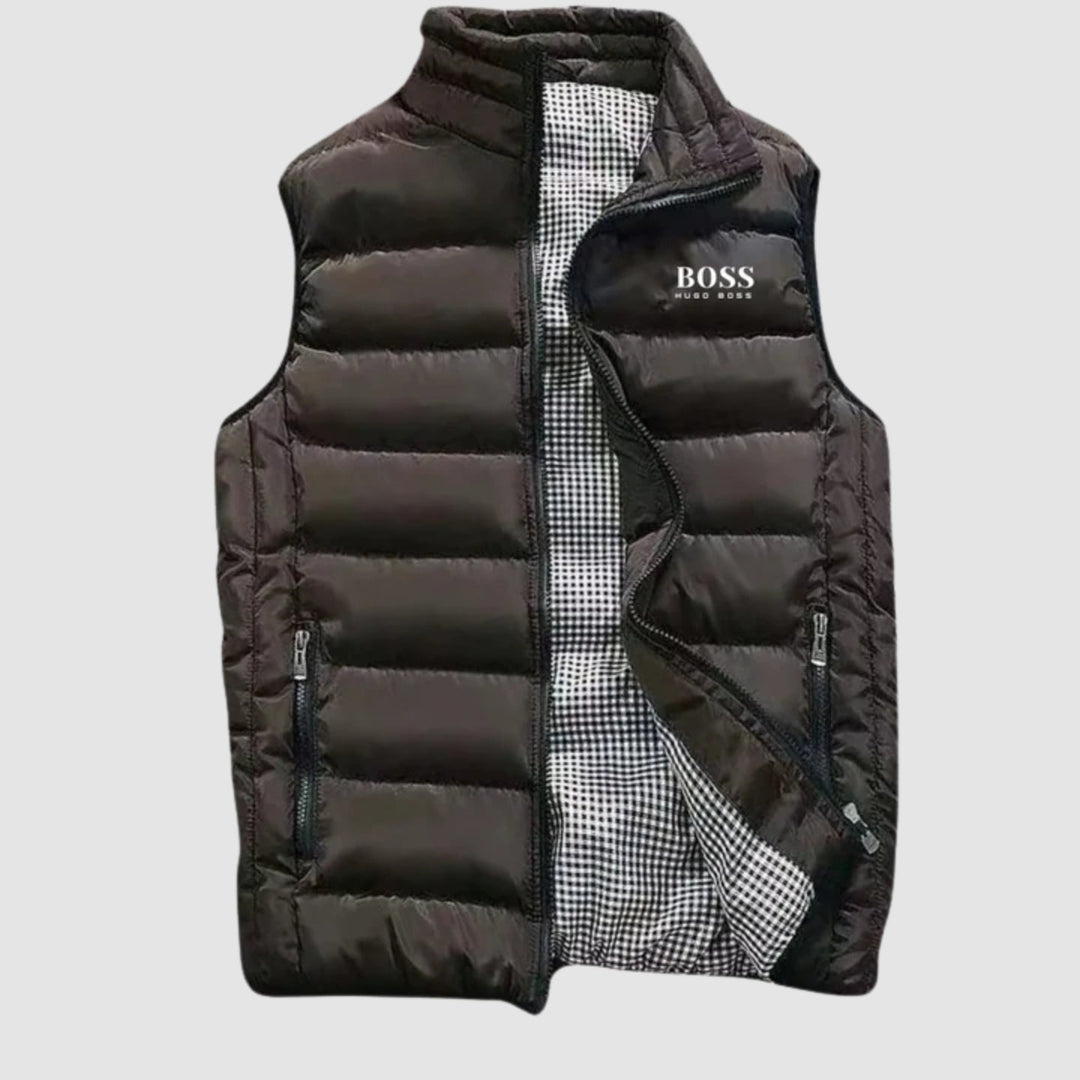 Casual ärmlös jacka - för män