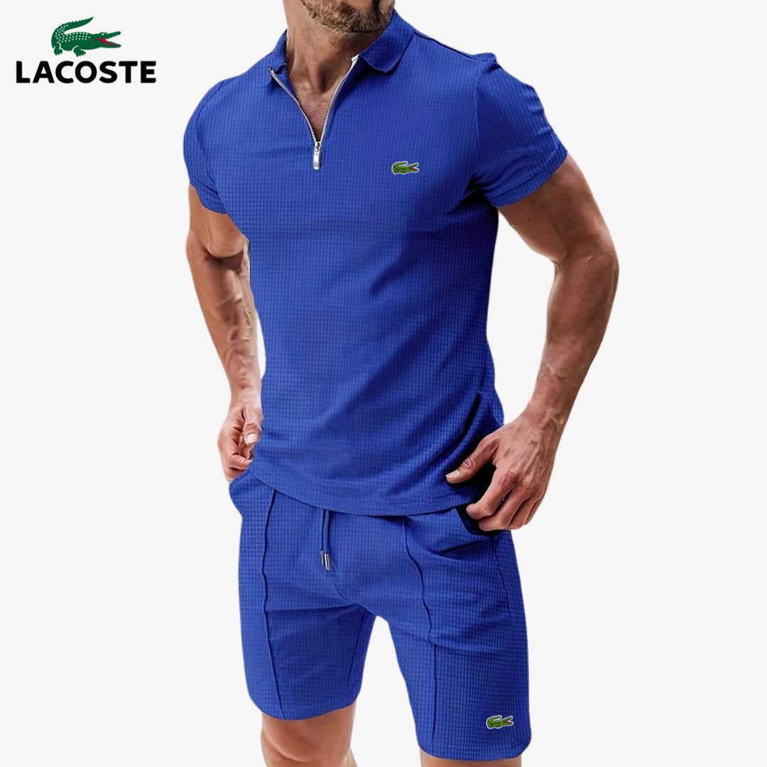 Zip-Polo & Shorts Set || Utförsäljning