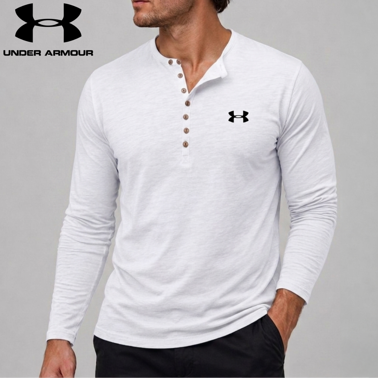 Långärmad Henley || Utförsäljning