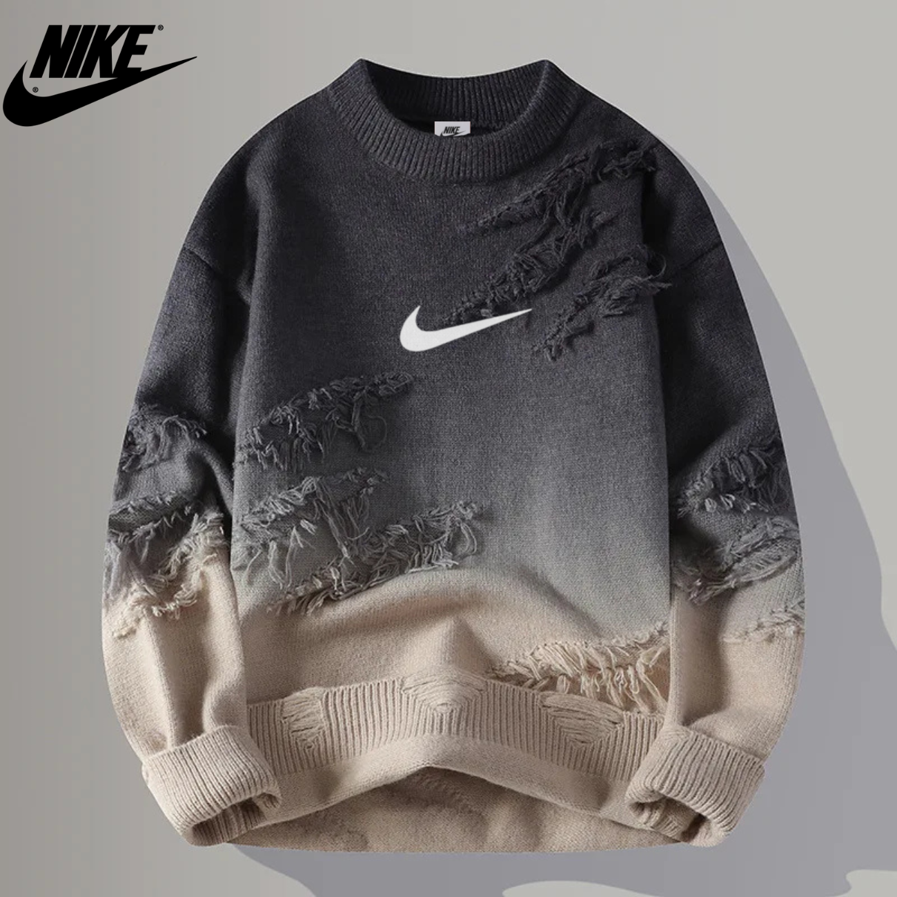2026 Urban Fade Distressed Tröja || Utrensningsförsäljning