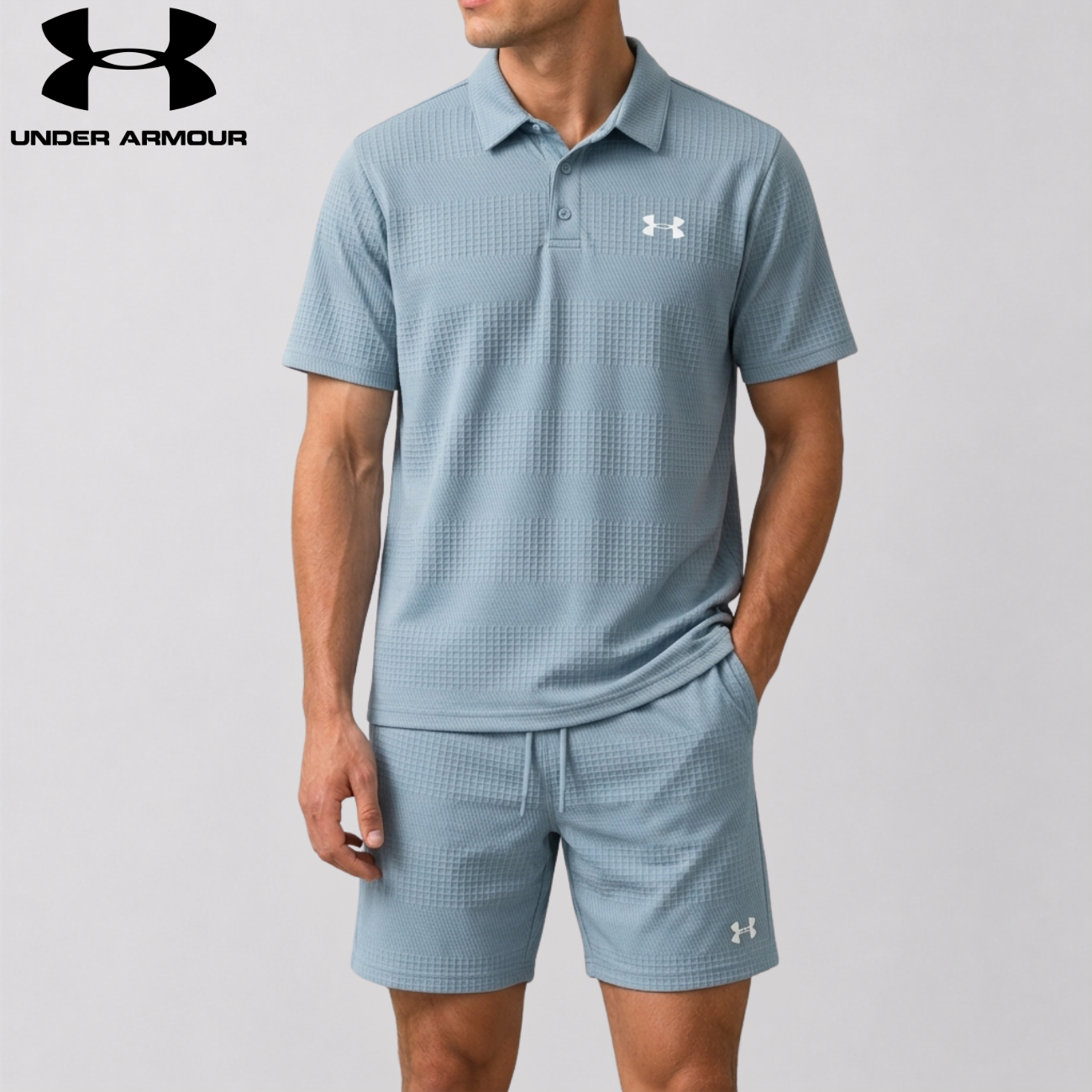 Aero-Weave Polo Shorts Set || Utförsäljning