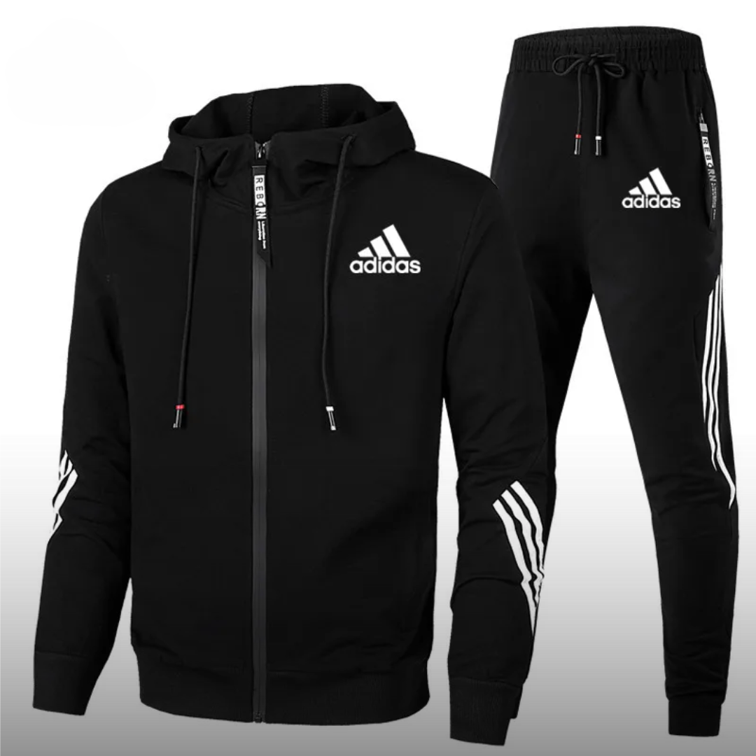 Modernt Atletiskt Hoodie- och Joggerset || Utförsäljning