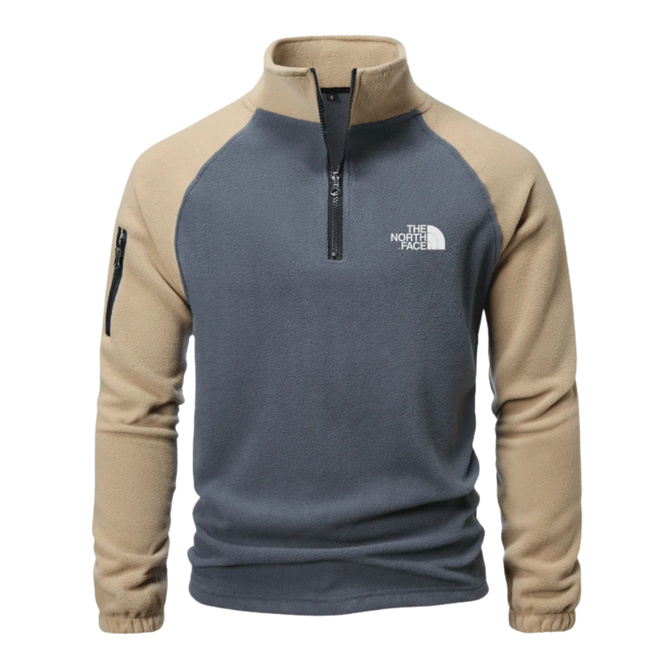 Säsongs Half-Zip Fleecepullover - Utförsäljning