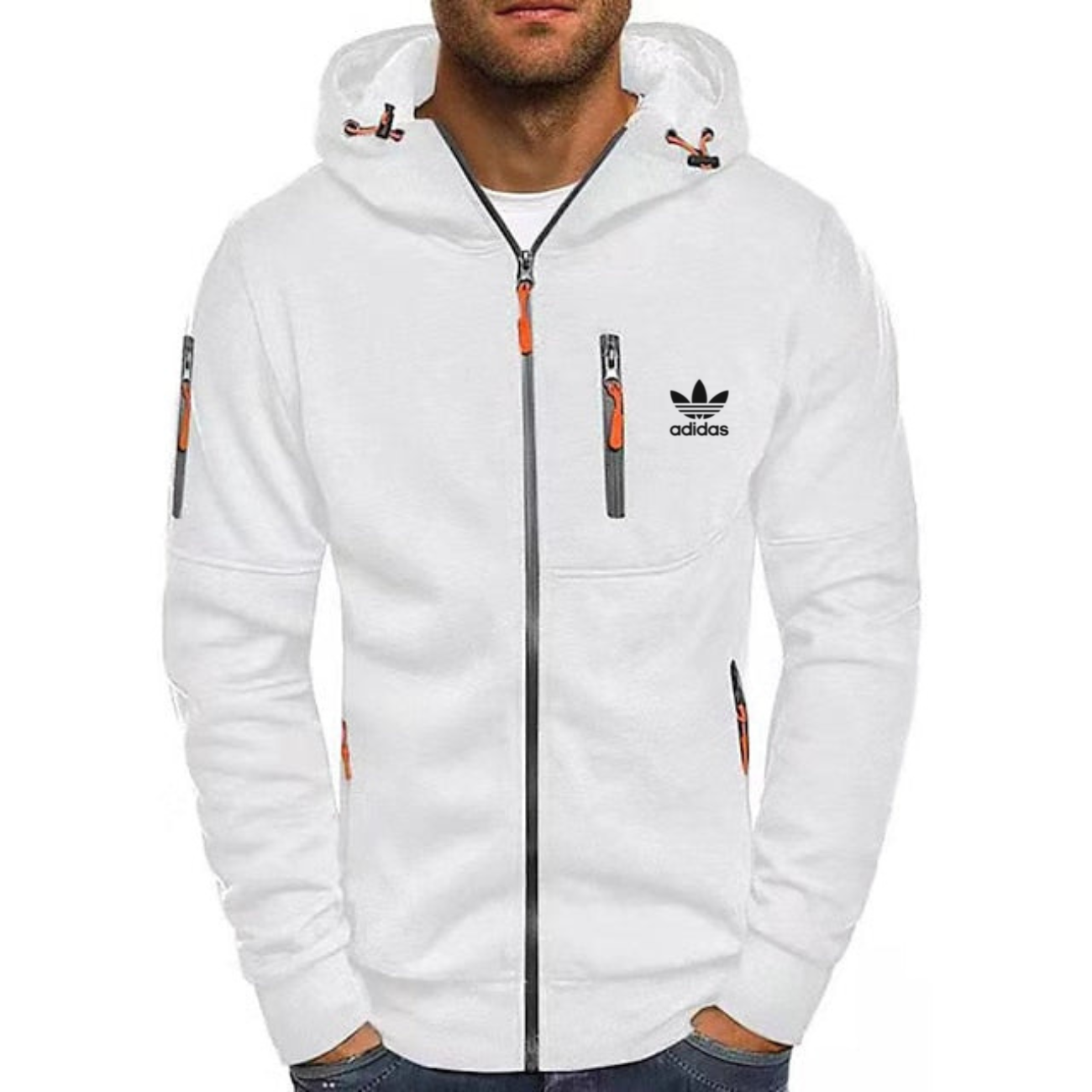 Premium Komfort Zip-Up Hoodie - Utförsäljning