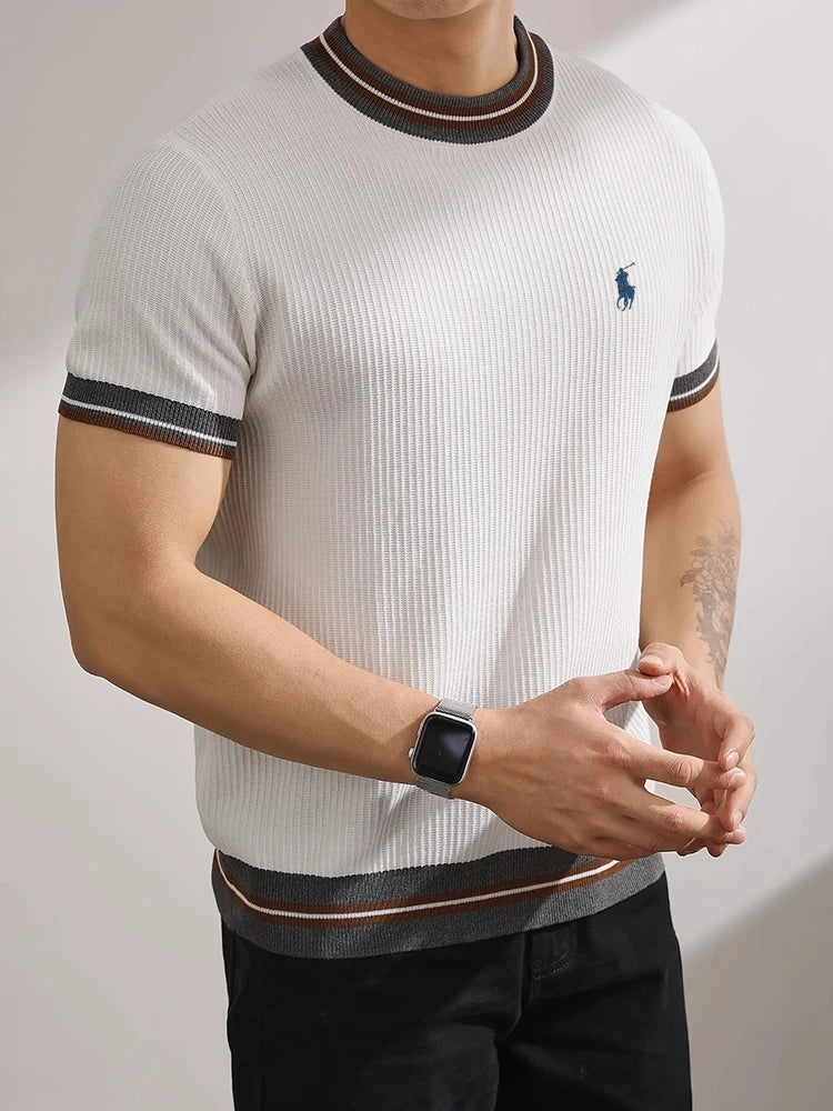 Casual T-shirt för män - med ren passform