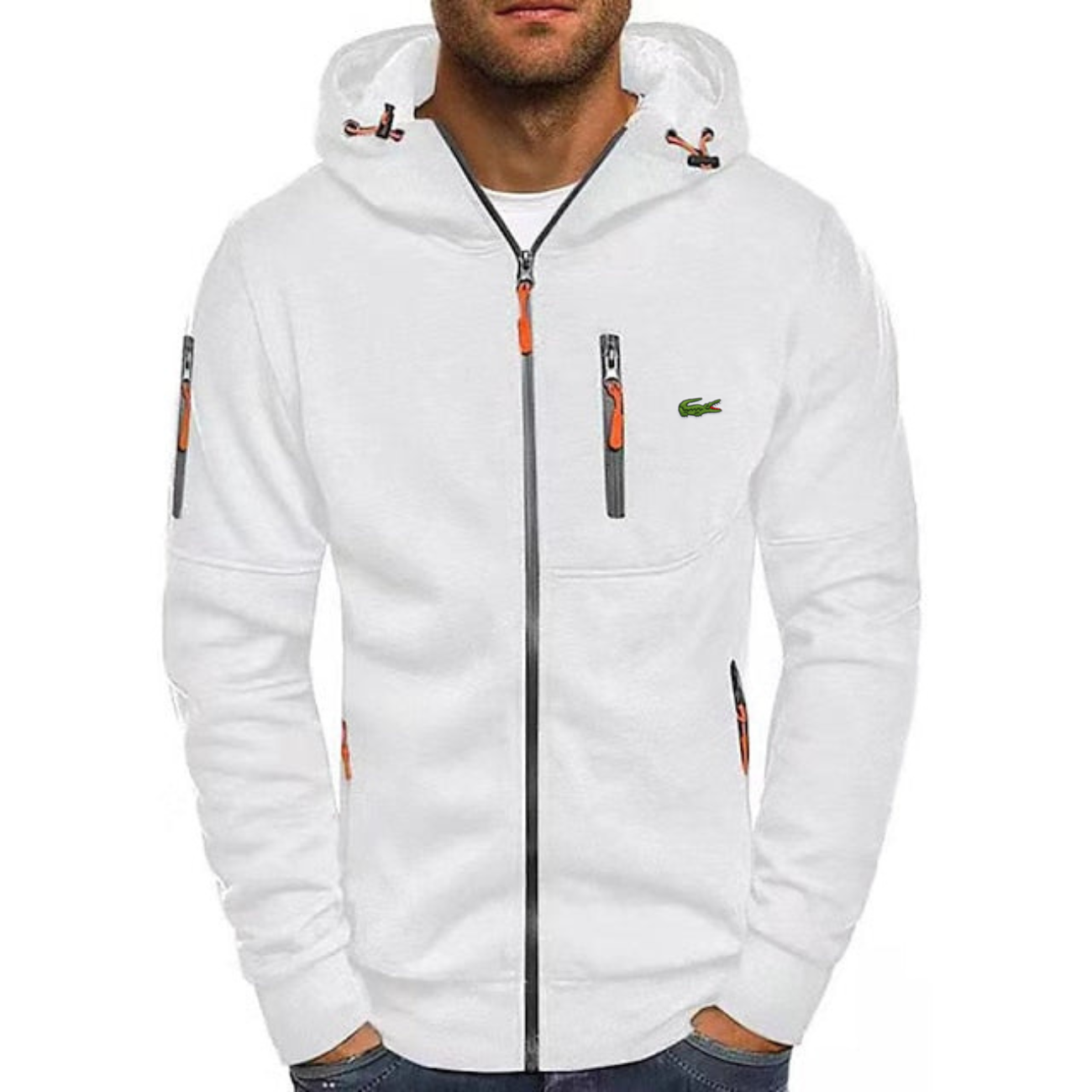 Premium Komfort Zip-Up Hoodie - Utförsäljning