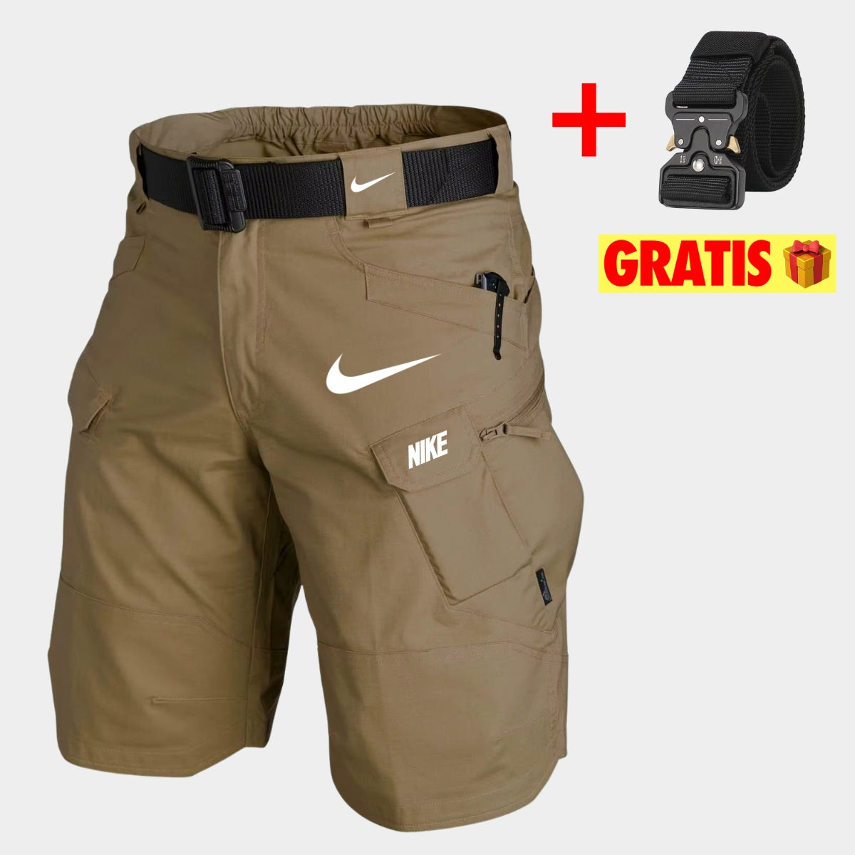 Taktiska Cargo-shorts + Gratis Bälte — UTFÖRSÄLJNING