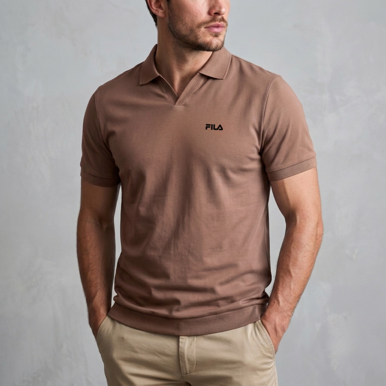 V-Placket Polo - Utförsäljning
