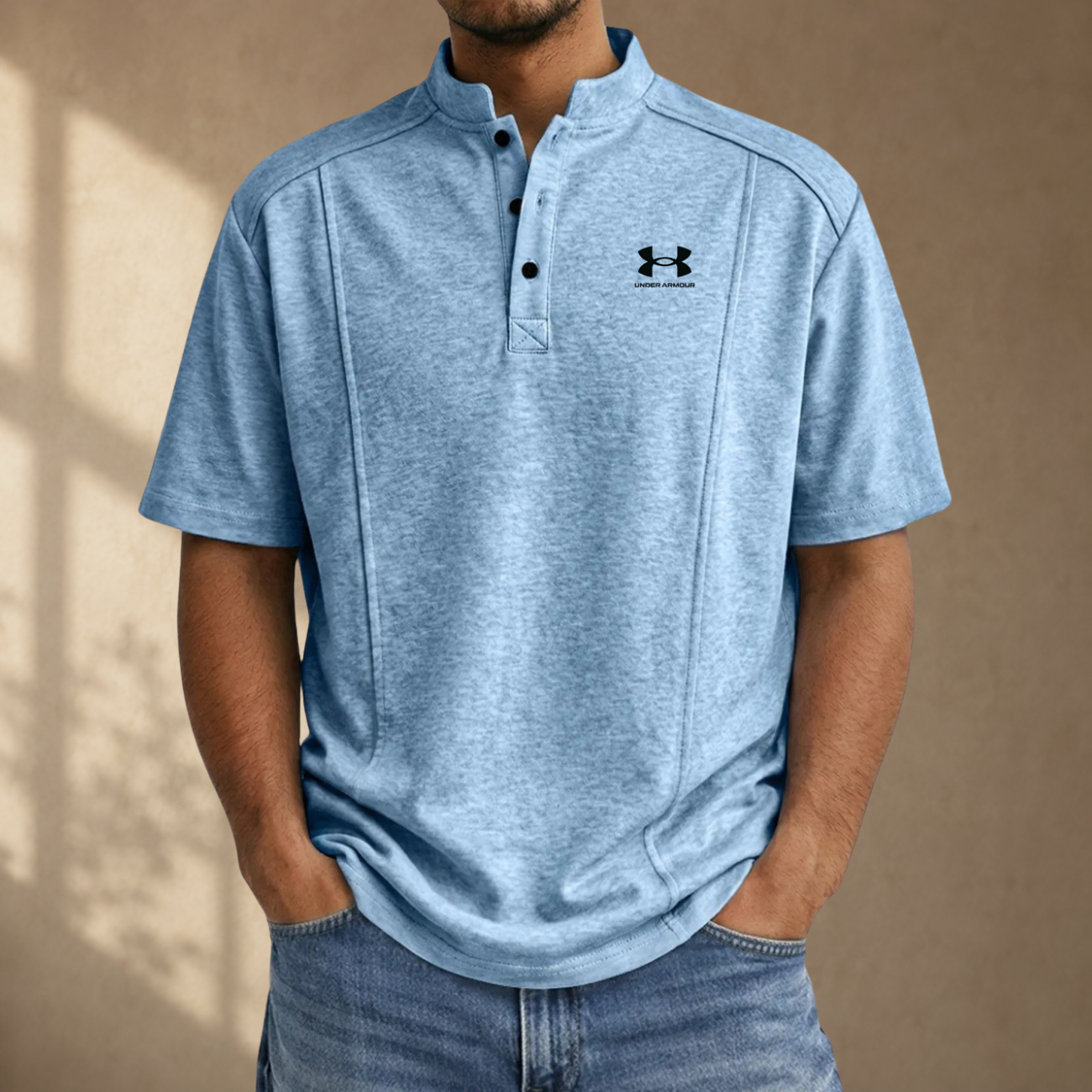 Vertikal Söm Tech Polo - Utförsäljning