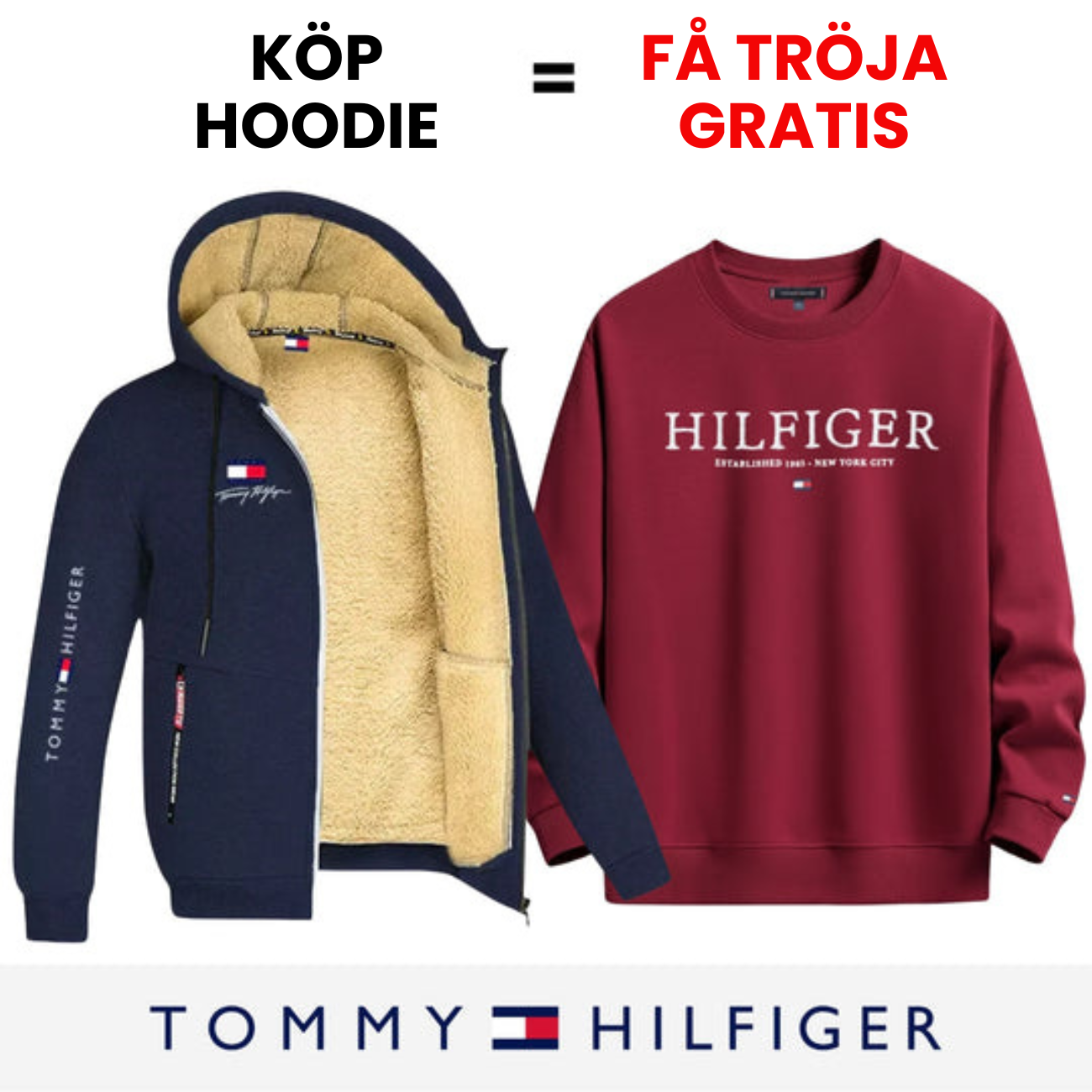 Premium Sherpa Hoodie + Sweat Erbjudande || BEGRĂNSAD ERBJUDANDE