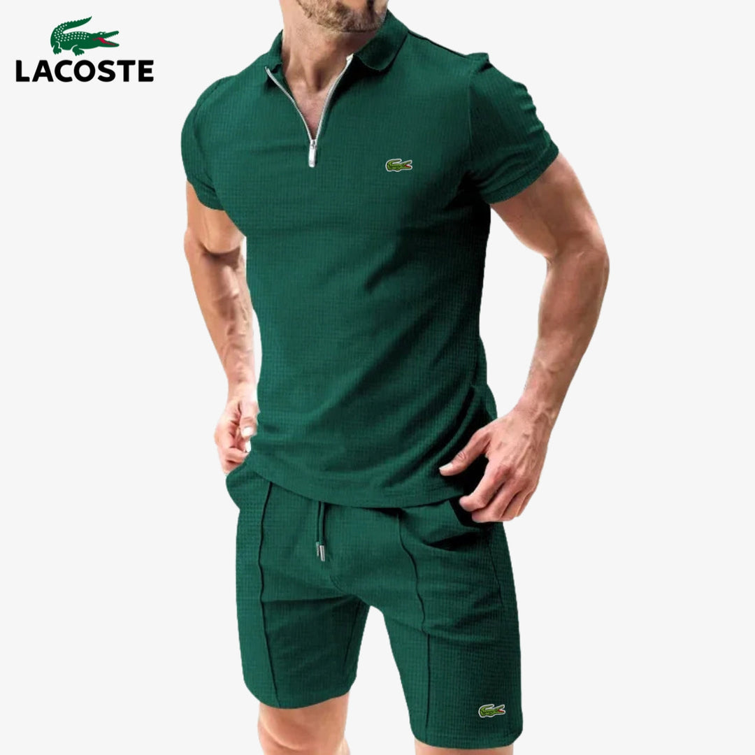 Zip-Polo & Shorts Set || Utförsäljning