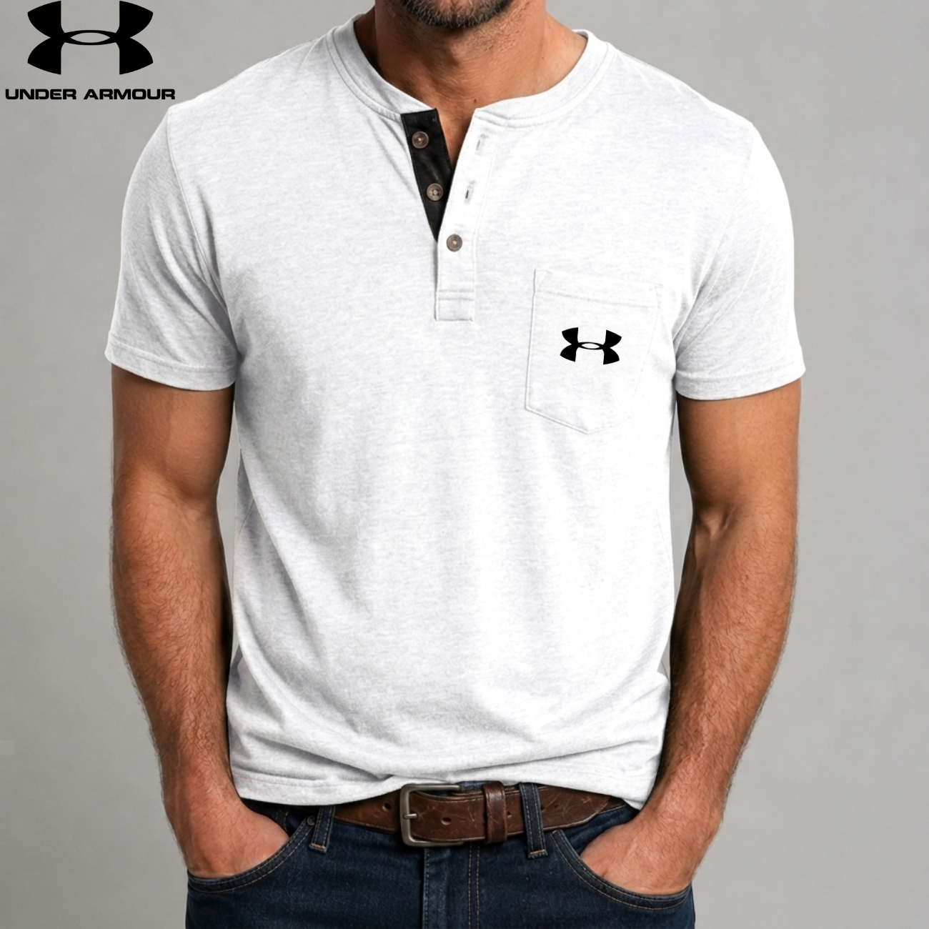 Premium Slub Knit Henley || Utförsäljning