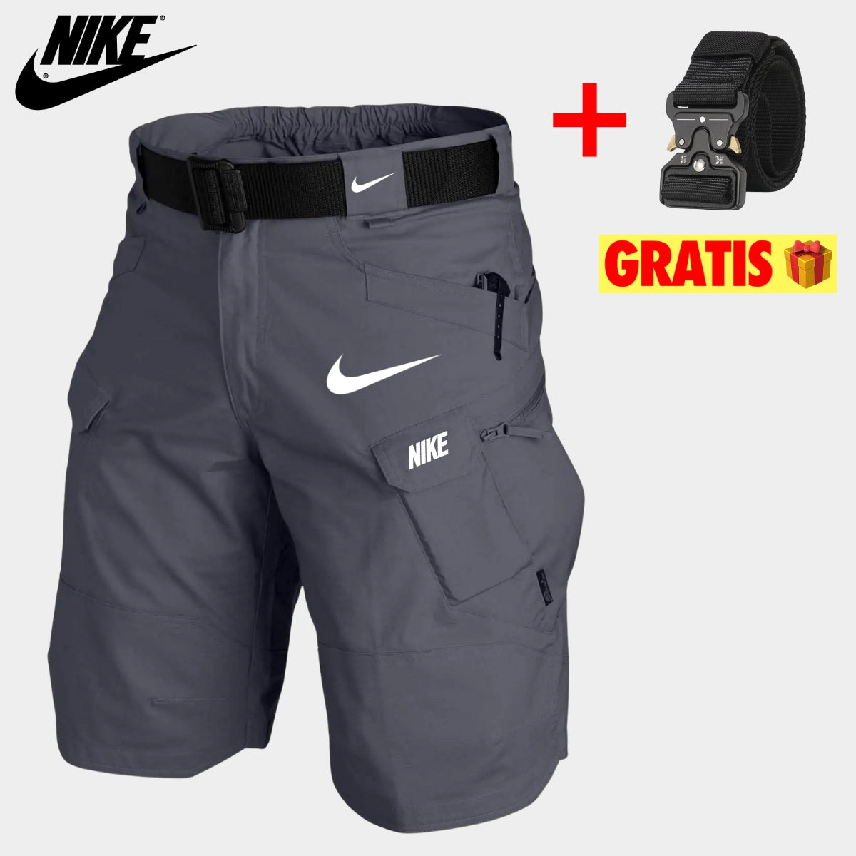 Taktiska Cargo-shorts + Gratis Bälte || UTFÖRSÄLJNING