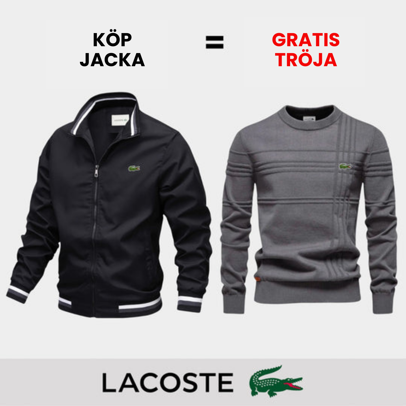CASUAL JACKA + GRATIS TRÖJA || BEGRÄNSAT ERBJUDANDE