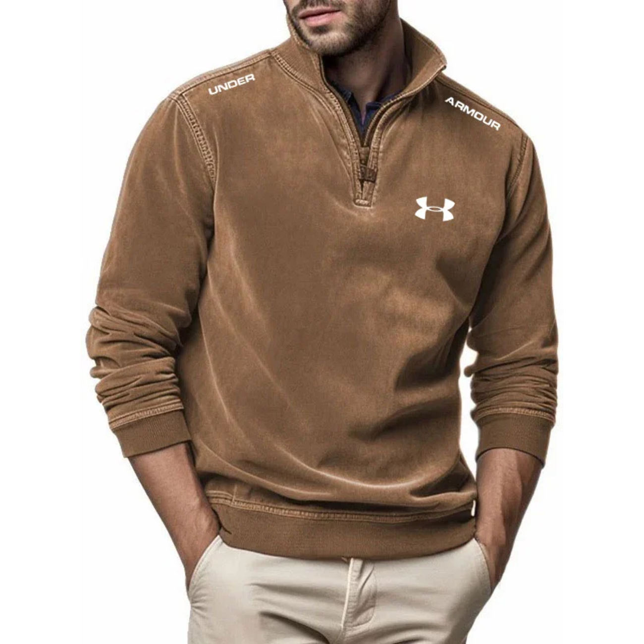 2026 Sweatshirt med Quarter Zip - Utförsäljning